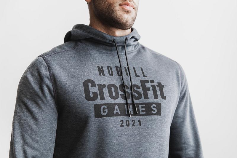 Dark / Grey Nobull Crossfit Games<Sup>®</Sup> 2021 Men's Hoodie | CA B1560E